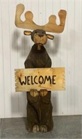Moose Chainsaw Carving 5ft tall