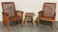 Wooden Outdoor Seating Set