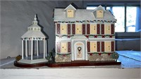 Decorated Christmas countdown house