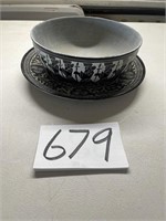 Porcelain Plate and Bowl