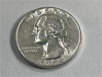 1964 GEM BU Washington Quarter