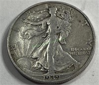 1939 Walking Liberty Half Dollar