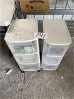 2 Sterlite Storage Drawers