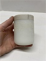 Nice Milk Glass Antique Lidded Jar