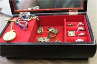Jewellery box with rings/ watch etc