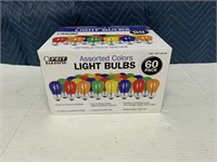 Feit Electric Assorted Colors Light Bulbs 60pk