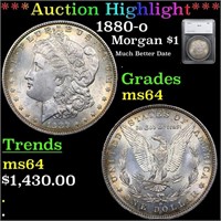***Auction Highlight*** 1880-o Morgan Dollar 1 Gra