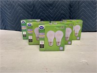 (5) 2pk 15w LED Soft White Dimmable Bulbs