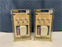 (2) Lemax Lighted Accessory AC Power Adaptors