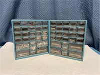 (2) 13" Metal Drawer Organizing Cabinets With