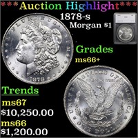 ***Auction Highlight*** 1878-s Morgan Dollar $1 Gr