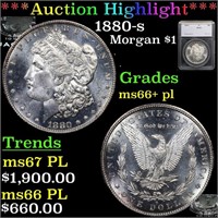 ***Auction Highlight*** 1880-s Morgan Dollar $1 Gr