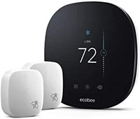 Ecobee 3 Lite Smart Thermostat With 2 Room Sensors