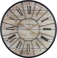 French Country Rustic - Large Wall Clock 24"