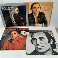 Charles Aznavour x 4 LP's