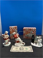 Coca Cola polar bear figurines set of 3