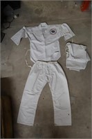 karate uniform.