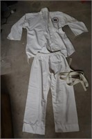 karate uniform.