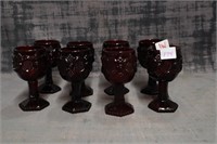 Avon Cape Cod Ruby Red Goblets