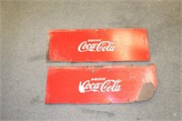 Vintage Embossed Tin Coca Cola Signs