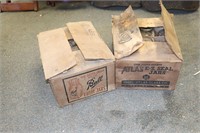 2 Cases of vintage Ball & Atlas Fruit Jars, Metal
