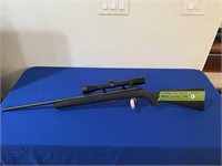 Savage Rifle Model 93R17 With Burris Scope