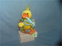 Vintage duck plush toy