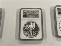 West Point Silver Eagle Set 2013 NGC $1