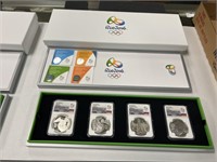 NGC Rio Olympics 4 Coin Set Series II Gem Proof