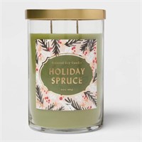 (2) Opalhouse Holiday Spruce Scented Soy Candle