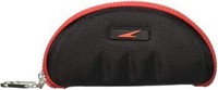 Speedo Swim Goggle Case, Black/Red
