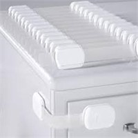 14 Pack Child Safety Cabinet Locks for Babies