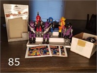 Remco MANTech figures lot & extra pieces