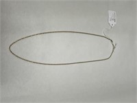 14K Gold Rope Chain 24"  4.25 DWT