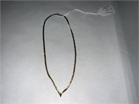 Aurafim 14K Gold Necklace 14" 3.30DWT