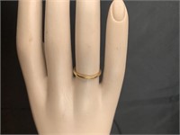 18K Tested Women's Wedding Band