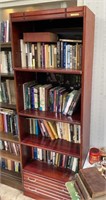 Beautiful hardwood bookshelf with four shelves