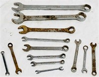 Lot of Wrenches including Craftsman, SK Tools, etc