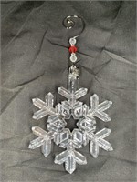 2006 Dillard's Glass Snowflake Ornament