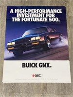 (2) VINTAGE BUICK GNX POSTERS