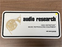 PLASTIC AUDIO RESEARCH STORE SIGN