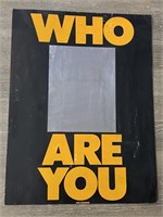 THE WHO - 1978 MCA RECORDS - MIRROR POSTER