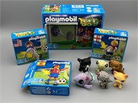 MISC. LOT OF PLAYMOBIL & LPS
