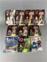 (10) STAR WARS ACTION FIGURES - NEW ON CARD