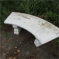 Outdoor Concrete Patio Bench
