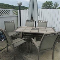Outdoor Patio Table with Chairs