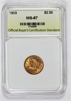 1903 $2.50 GOLD LIBERTY