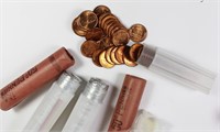 (5) BU ROLLS OF LINCOLN CENTS