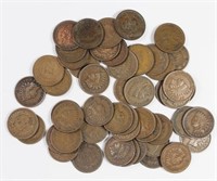 (50) INDIAN CENTS