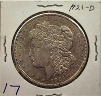 1921D  Morgan Dollar